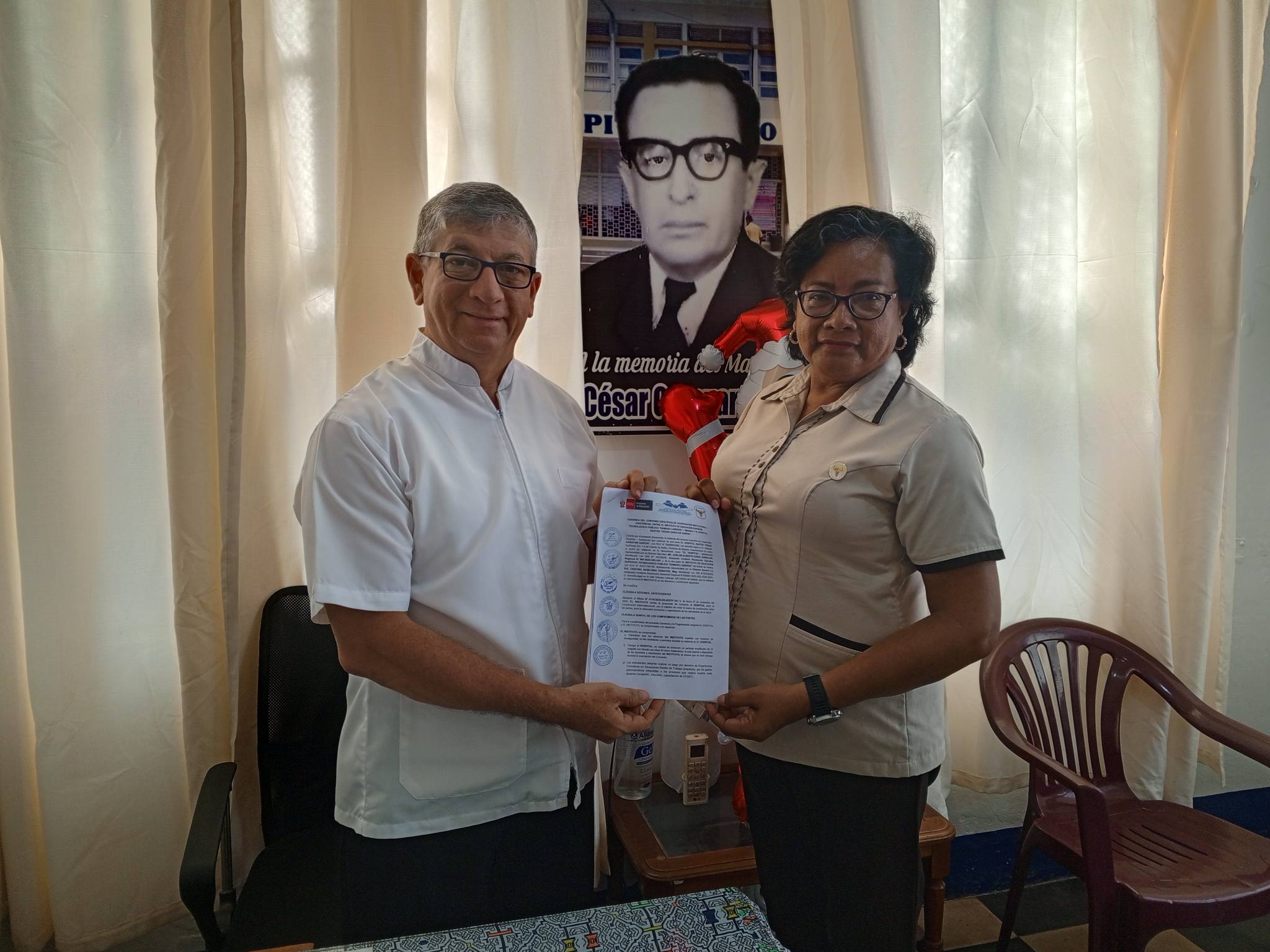 RENOVACIÓN DEL CONVENIO CON EL HOSPITAL IQUITOS